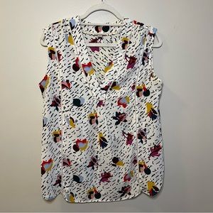 Halogen Print Tunic Top